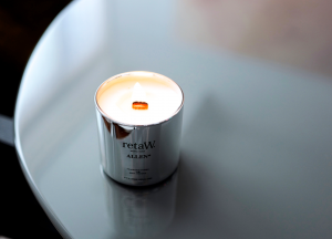 retaW Metallic Fragrance Candles