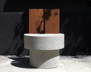 The Iroko Concrete Chair